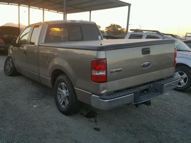 1FTPX12515FB67965 - 2005 FORD F150 TAN photo 3