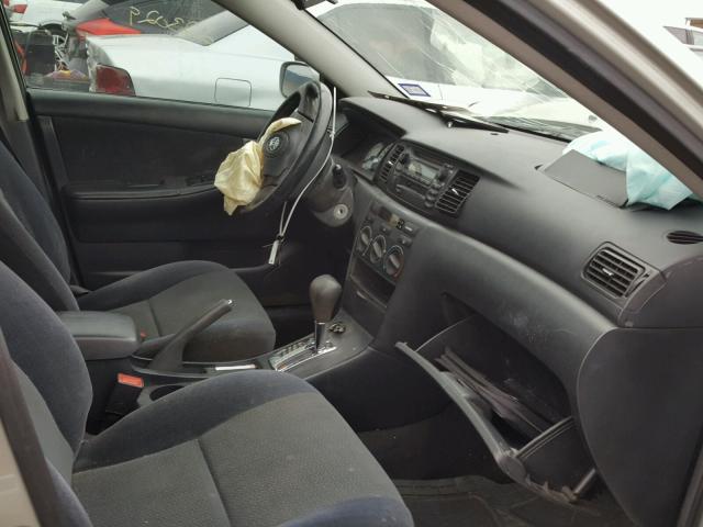 2T1BR38E93C137822 - 2003 TOYOTA COROLLA CE SILVER photo 5