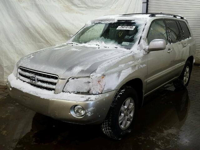 JTEHF21A210020719 - 2001 TOYOTA HIGHLANDER SILVER photo 2