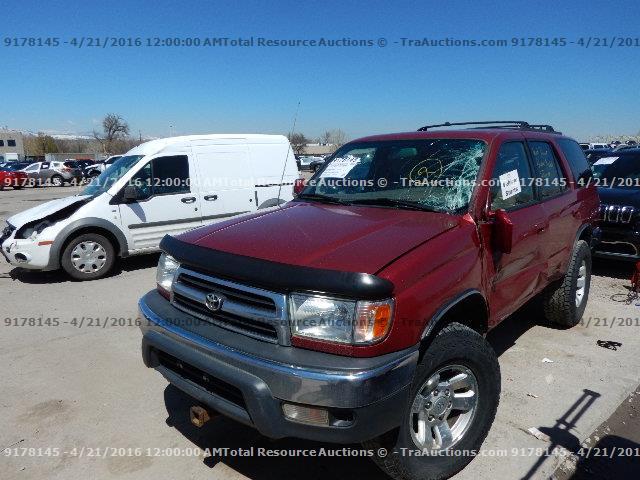 JT3HN86R7X0198499 - 1999 TOYOTA 4RUNNER SR RED photo 1