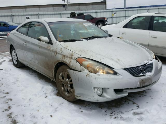 4T1CE38P86U630105 - 2006 TOYOTA CAMRY SOLA SILVER photo 1