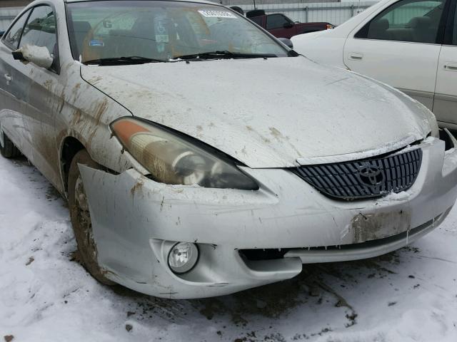 4T1CE38P86U630105 - 2006 TOYOTA CAMRY SOLA SILVER photo 9