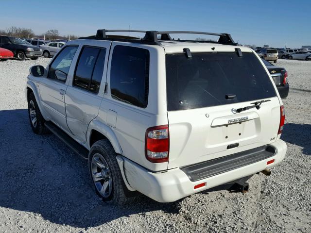 JN8DR09Y84W908607 - 2004 NISSAN PATHFINDER WHITE photo 3