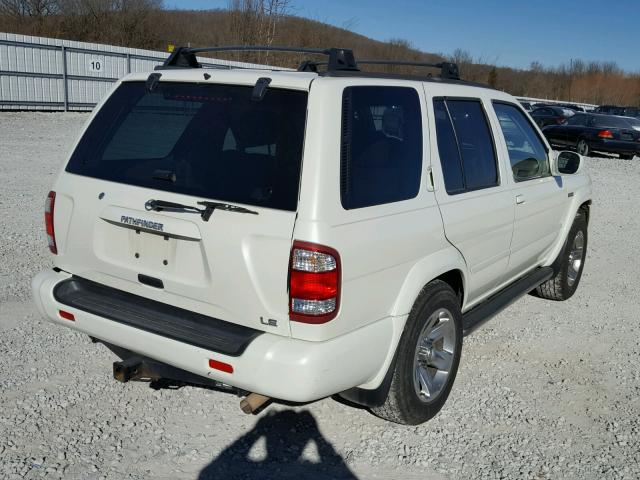 JN8DR09Y84W908607 - 2004 NISSAN PATHFINDER WHITE photo 4