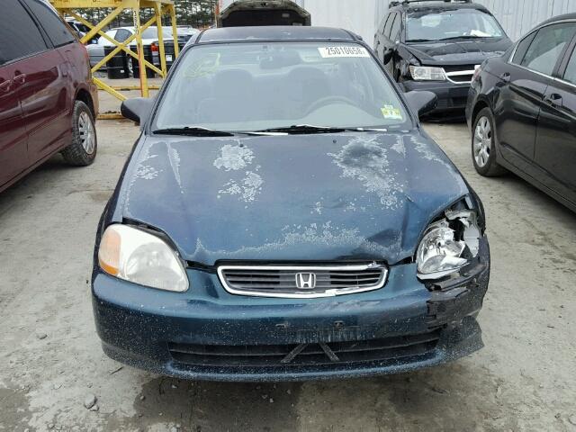 2HGEJ6673WH555752 - 1998 HONDA CIVIC LX GREEN photo 9