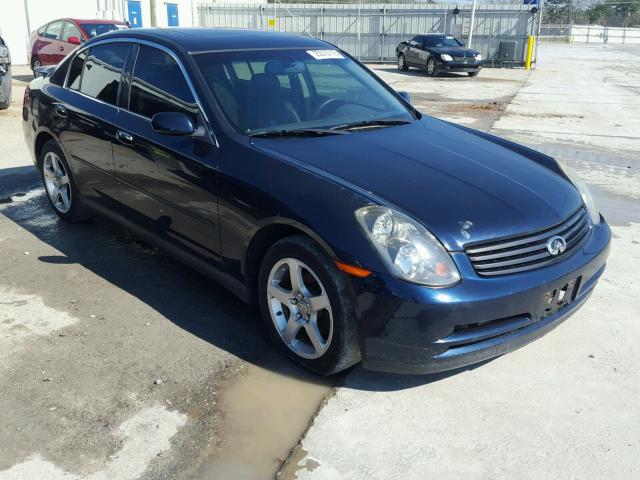 JNKCV51E84M107493 - 2004 INFINITI G35 BLUE photo 1