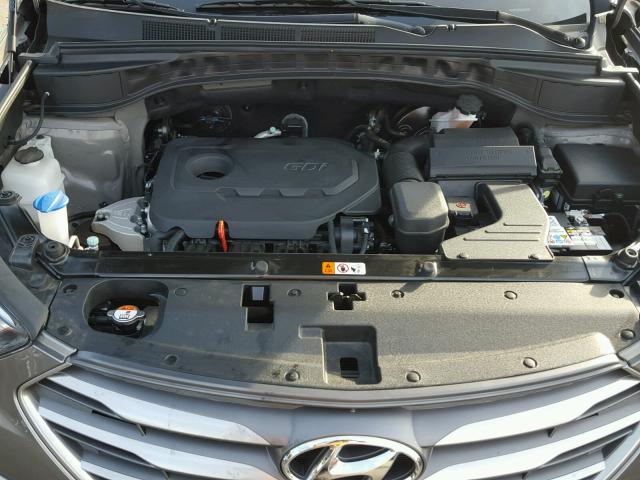 5NMZT3LBXJH059703 - 2018 HYUNDAI SANTA FE S GRAY photo 7