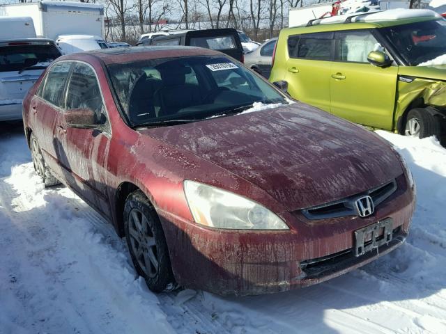 1HGCM66544A017831 - 2004 HONDA ACCORD EX BURGUNDY photo 1