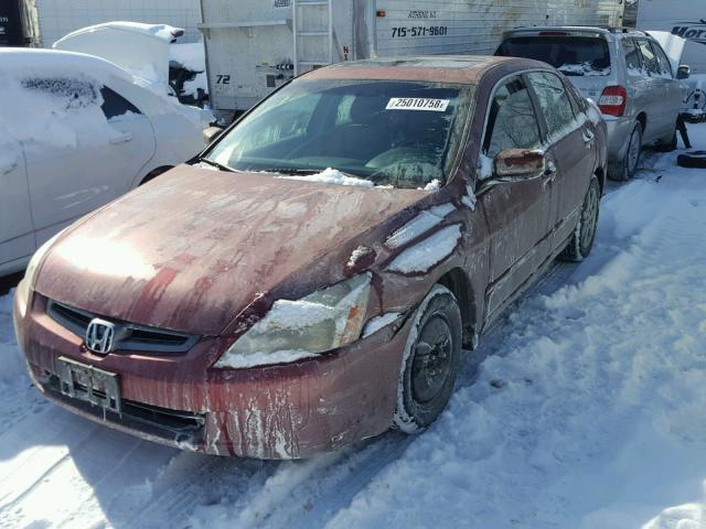 1HGCM66544A017831 - 2004 HONDA ACCORD EX BURGUNDY photo 2