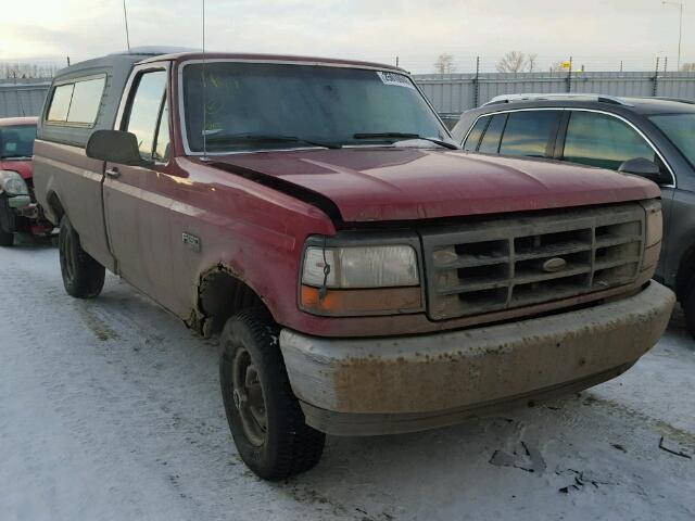 1FTEF14YXSLA76420 - 1995 FORD F150 RED photo 1