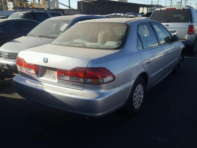 1HGCF86602A031219 - 2002 HONDA ACCORD VAL SILVER photo 4