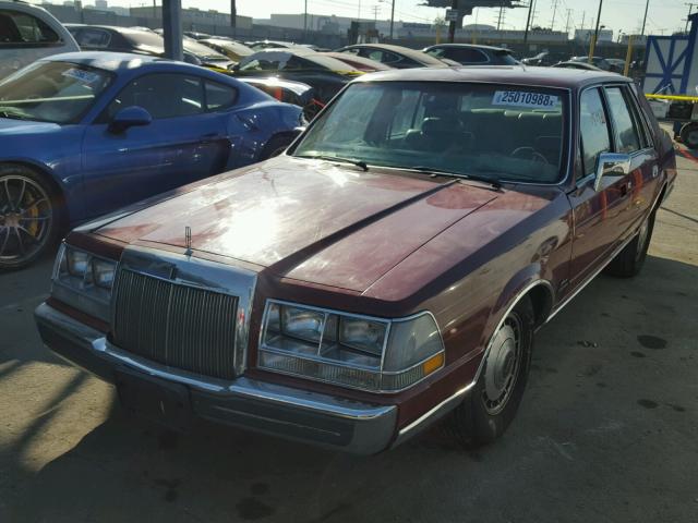 1MRBP97F5FY755672 - 1985 LINCOLN CONTINENTA RED photo 2