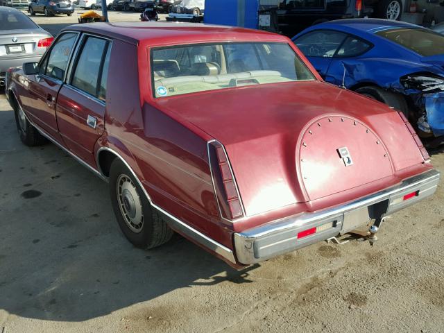 1MRBP97F5FY755672 - 1985 LINCOLN CONTINENTA RED photo 3