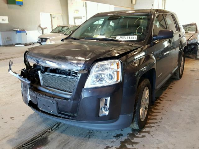 2GKALMEKXD6396100 - 2013 GMC TERRAIN SL BLACK photo 2