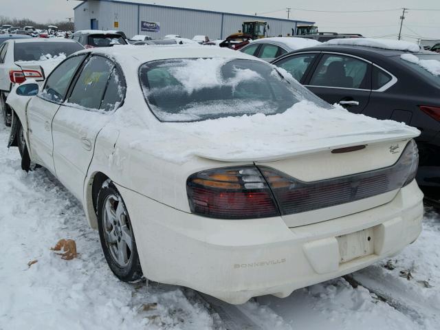 1G2HY54K724160154 - 2002 PONTIAC BONNEVILLE WHITE photo 3