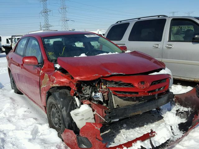 2T1BU4EE4BC684648 - 2011 TOYOTA COROLLA RED photo 1