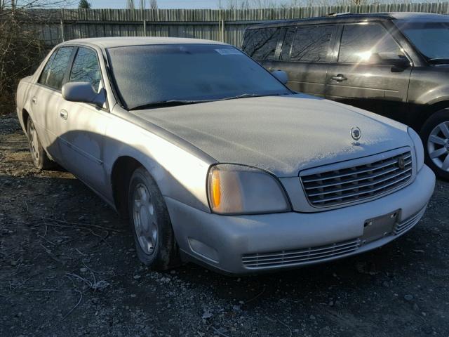 1G6KD54YXYU189130 - 2000 CADILLAC DEVILLE SILVER photo 1