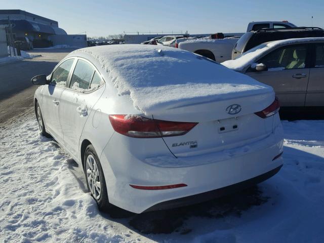 5NPD74LF7HH182508 - 2017 HYUNDAI ELANTRA SE WHITE photo 3