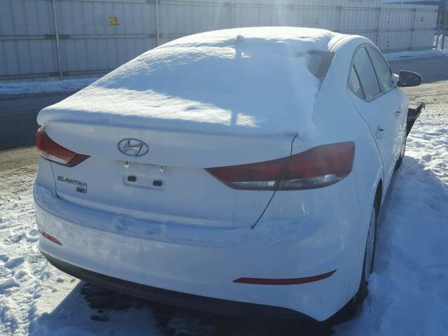 5NPD74LF7HH182508 - 2017 HYUNDAI ELANTRA SE WHITE photo 4