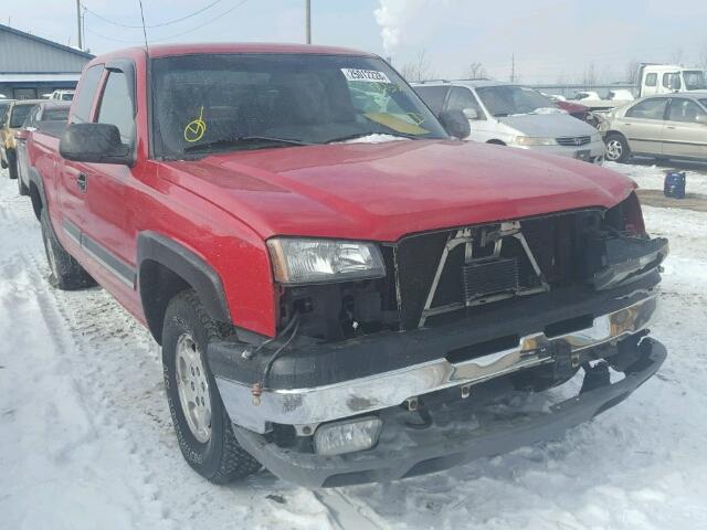 2GCEK19T031232075 - 2003 CHEVROLET SILVERADO RED photo 1