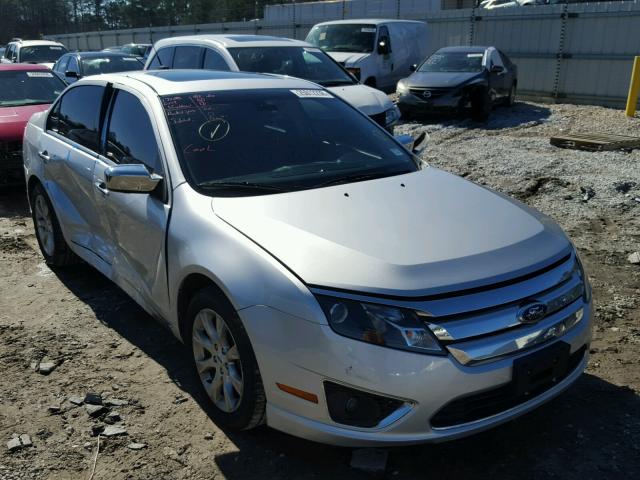 3FAHP0JG9CR347640 - 2012 FORD FUSION SEL SILVER photo 1