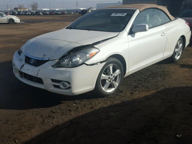 4T1FA38P38U158794 - 2008 TOYOTA CAMRY SOLA WHITE photo 2