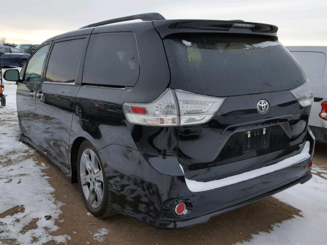 5TDXK3DC3ES516680 - 2014 TOYOTA SIENNA SPO BLACK photo 3