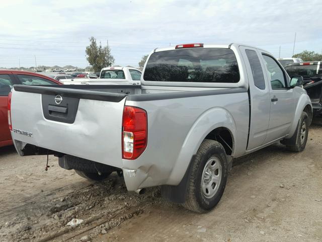 1N6BD0CT3HN751222 - 2017 NISSAN FRONTIER S SILVER photo 4