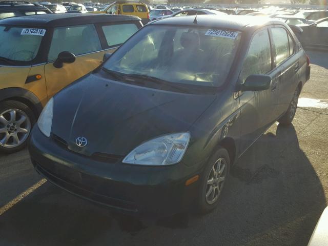 JT2BK12U510010719 - 2001 TOYOTA PRIUS GREEN photo 2