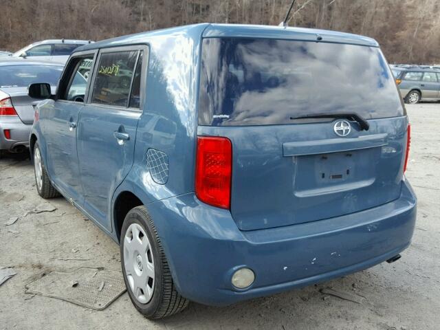 JTLKE50E891085197 - 2009 TOYOTA SCION XB BLUE photo 3