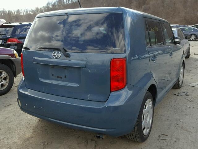 JTLKE50E891085197 - 2009 TOYOTA SCION XB BLUE photo 4