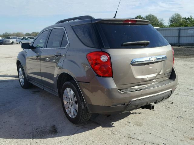 2CNALPECXB6401178 - 2011 CHEVROLET EQUINOX LT CHARCOAL photo 3