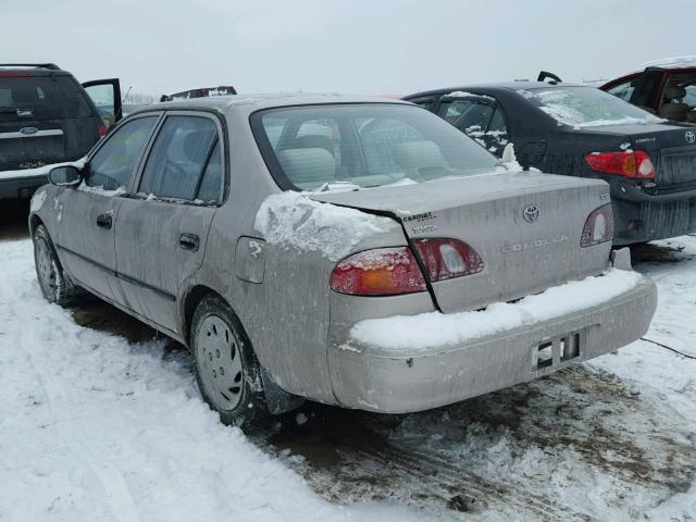 1NXBR12E5YZ306334 - 2000 TOYOTA COROLLA VE BEIGE photo 3