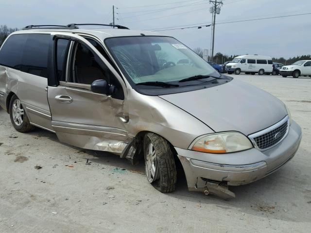 2FMZA52492BB50171 - 2002 FORD WINDSTAR S GOLD photo 9