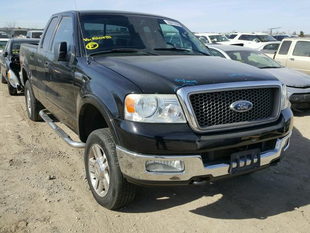 1FTPX14515NB26478 - 2005 FORD F150 BLACK photo 1