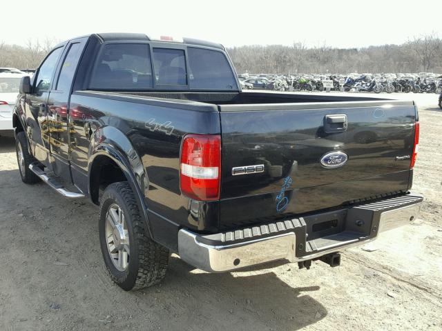 1FTPX14515NB26478 - 2005 FORD F150 BLACK photo 3