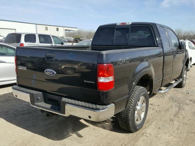 1FTPX14515NB26478 - 2005 FORD F150 BLACK photo 4