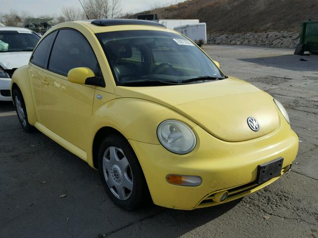 3VWCP21C61M478576 - 2001 VOLKSWAGEN NEW BEETLE YELLOW photo 1