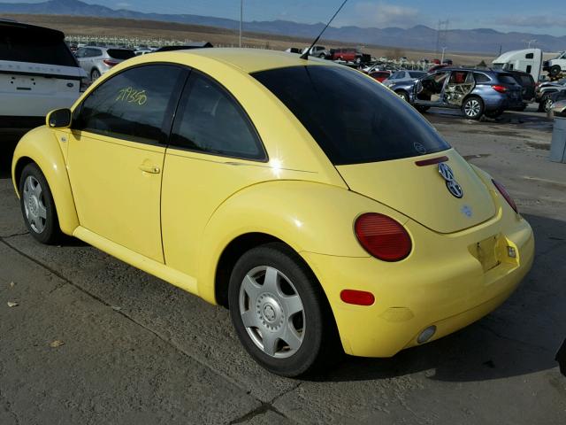 3VWCP21C61M478576 - 2001 VOLKSWAGEN NEW BEETLE YELLOW photo 3