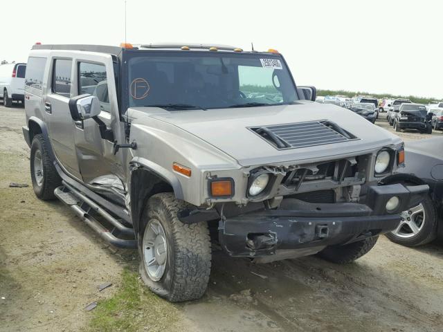 5GRGN23UX4H111560 - 2004 HUMMER H2 TAN photo 1