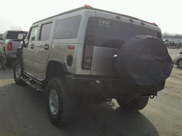 5GRGN23UX4H111560 - 2004 HUMMER H2 TAN photo 3