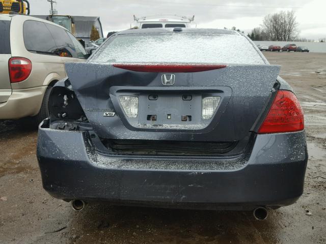 1HGCM66516A042088 - 2006 HONDA ACCORD EX GRAY photo 9