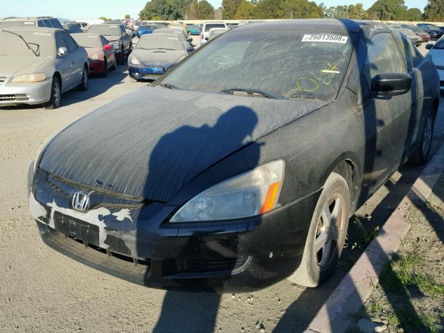 1HGCM72594A022809 - 2004 HONDA ACCORD EX BLACK photo 2