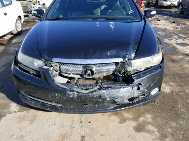 19UUA76558A001002 - 2008 ACURA TL TYPE S BLACK photo 9