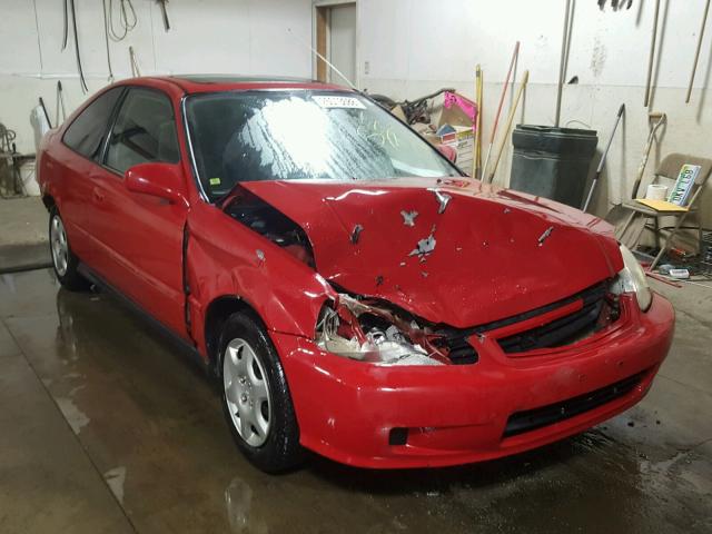 1HGEJ8242XL042214 - 1999 HONDA CIVIC EX RED photo 1