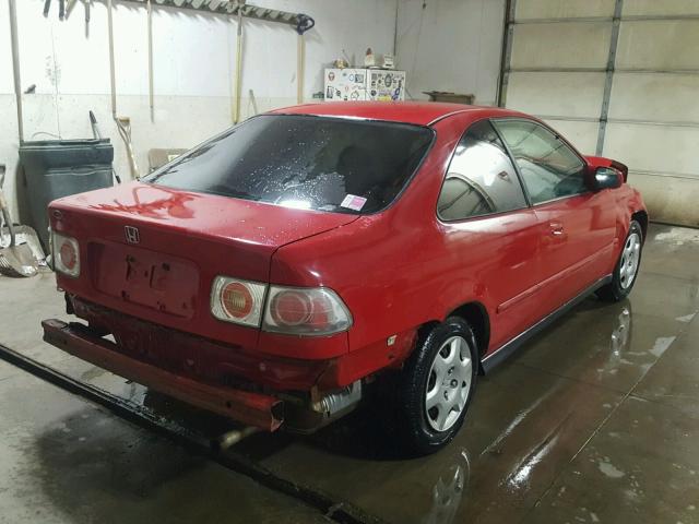 1HGEJ8242XL042214 - 1999 HONDA CIVIC EX RED photo 4