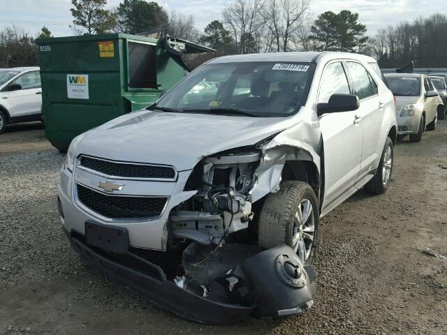 2GNALBEK8C1230175 - 2012 CHEVROLET EQUINOX LS SILVER photo 2