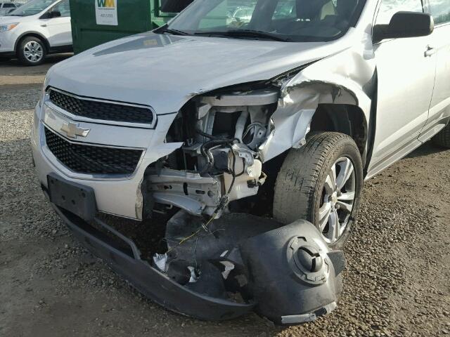 2GNALBEK8C1230175 - 2012 CHEVROLET EQUINOX LS SILVER photo 9