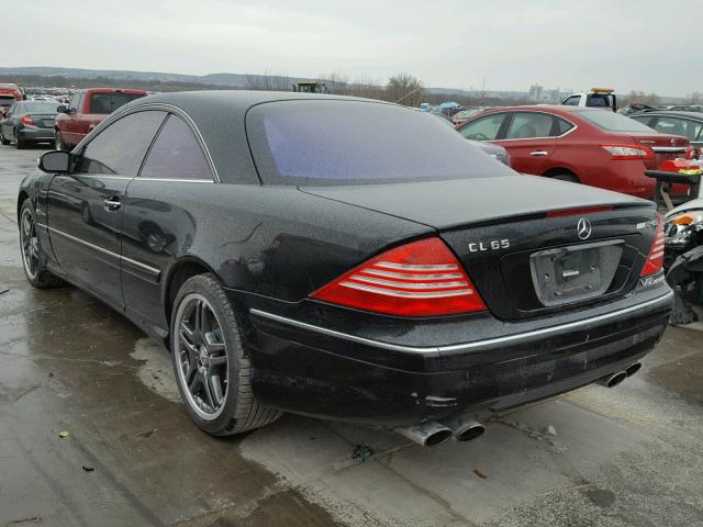 WDBPJ79J05A046573 - 2005 MERCEDES-BENZ CL 65 AMG BLACK photo 3