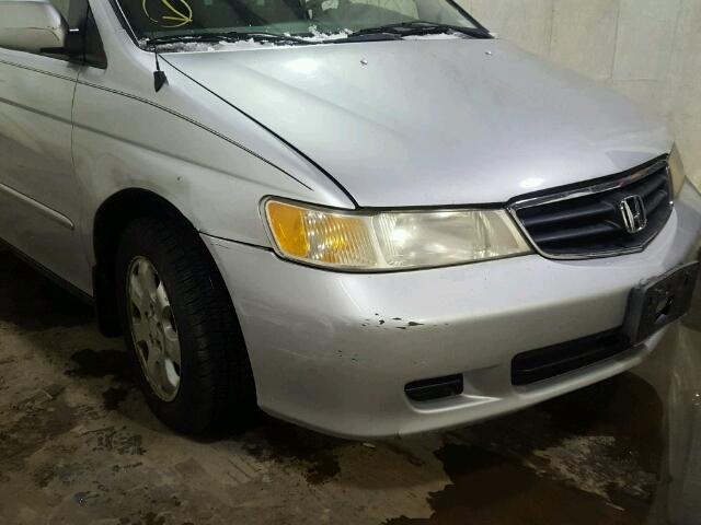 5FNRL18643B056767 - 2003 HONDA ODYSSEY EX GRAY photo 9
